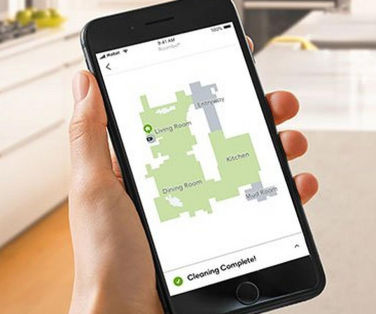 roomba app with map